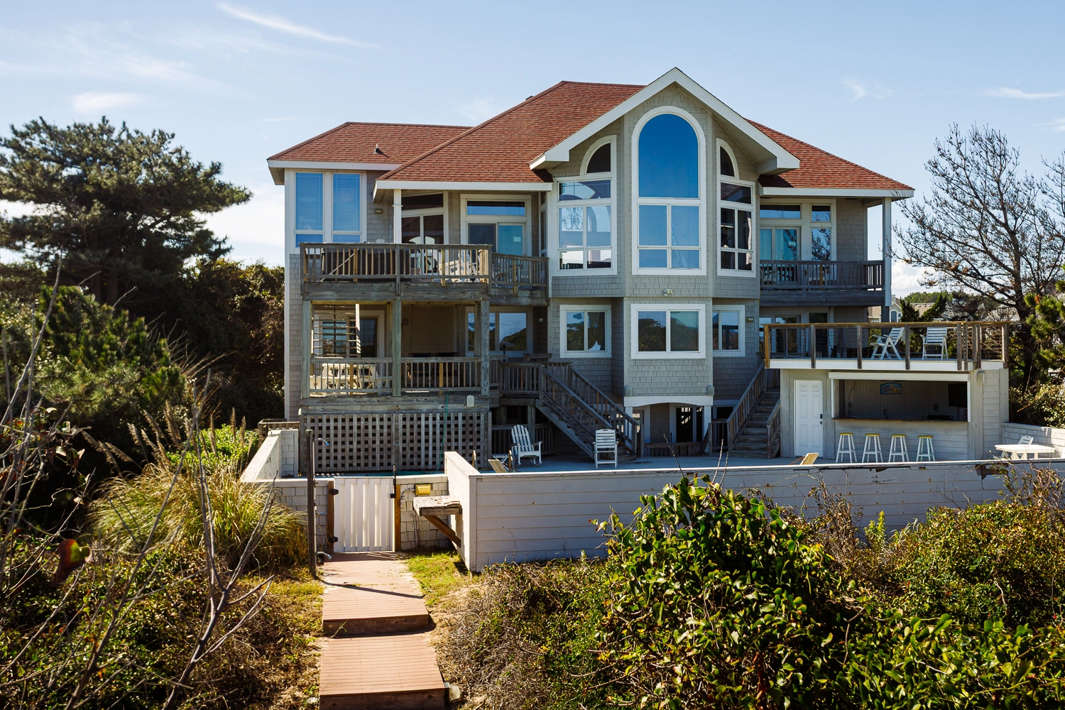 La Fleur de Mer Oceanfront Home in Pine Island Corolla