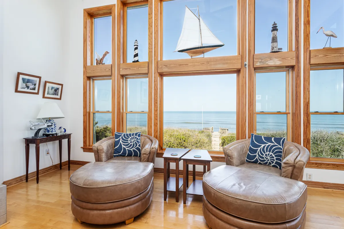 Scenes of Santorini Oceanfront Home in Pine Island Corolla